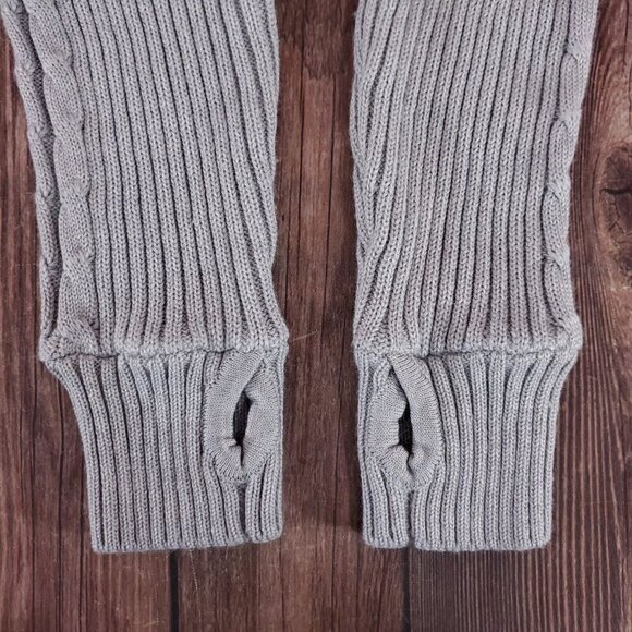 Bjorn Daehlie Womens Size XL Sweater Half Zip Comfy White Gray Wool Blend - Picture 10 of 15